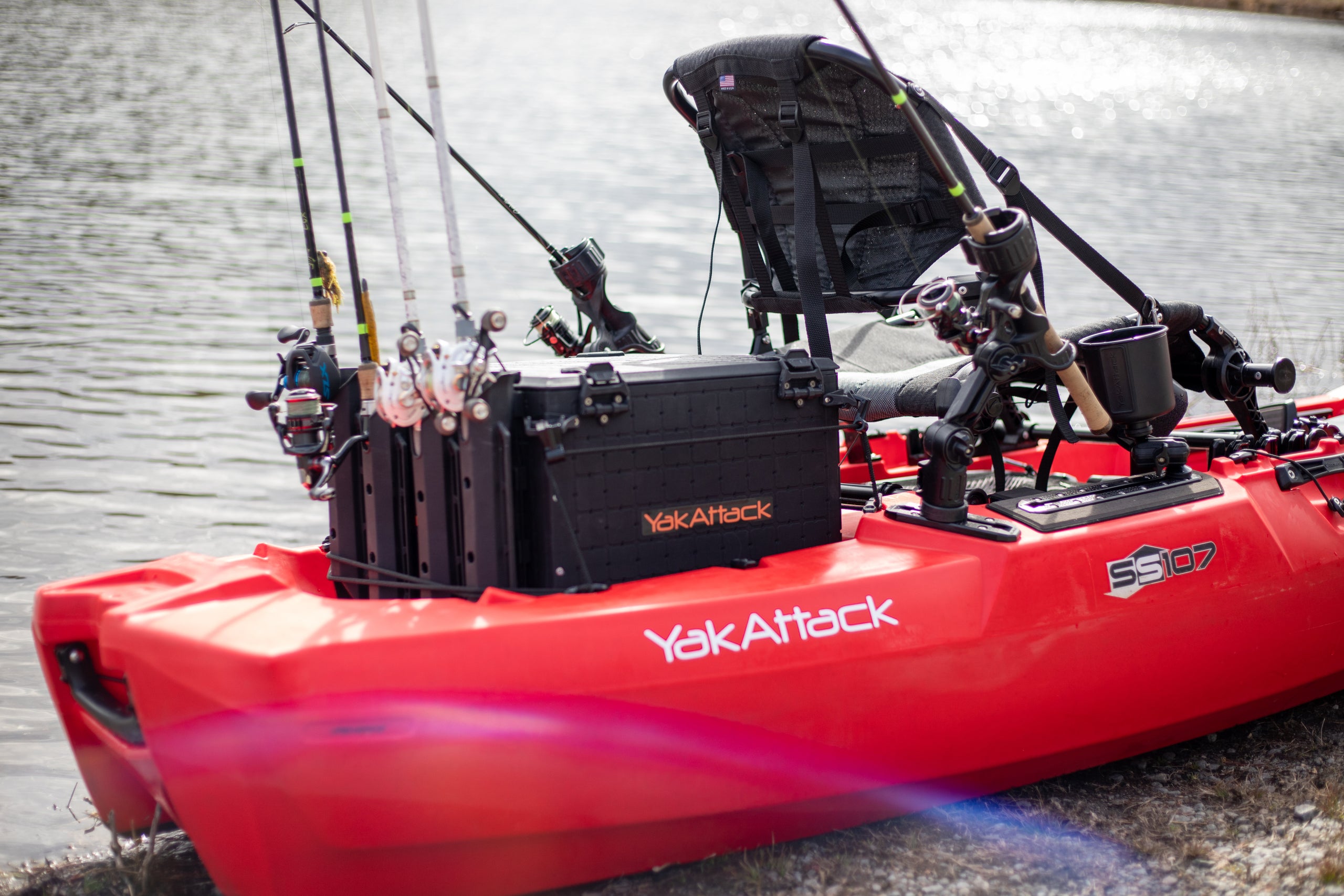 BlackPak Pro Kayak Fishing Crate - 16 x 16